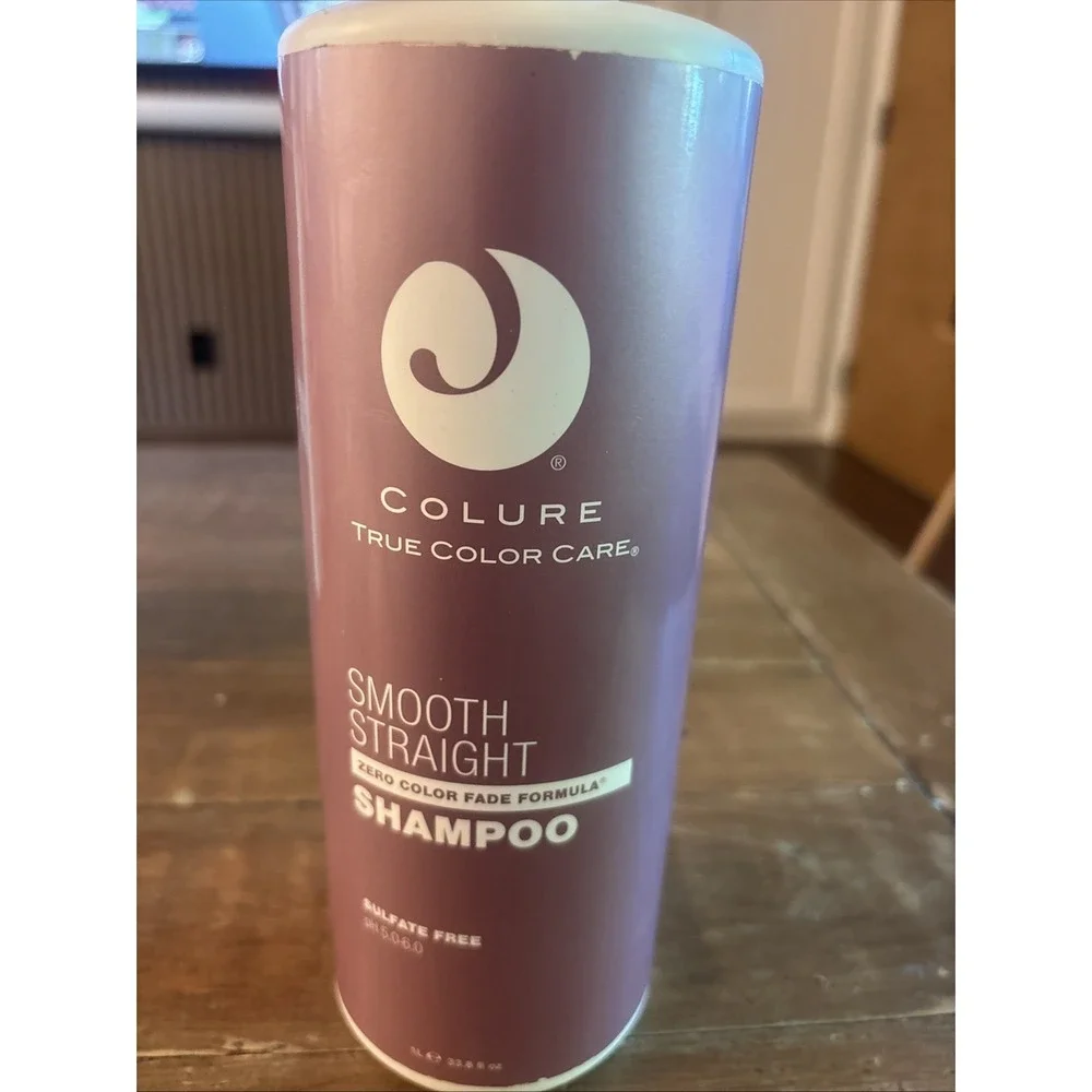 Colure Smooth Straight Shampoo 33.8 oz / 1L Liter - Brand New Factory Sealed